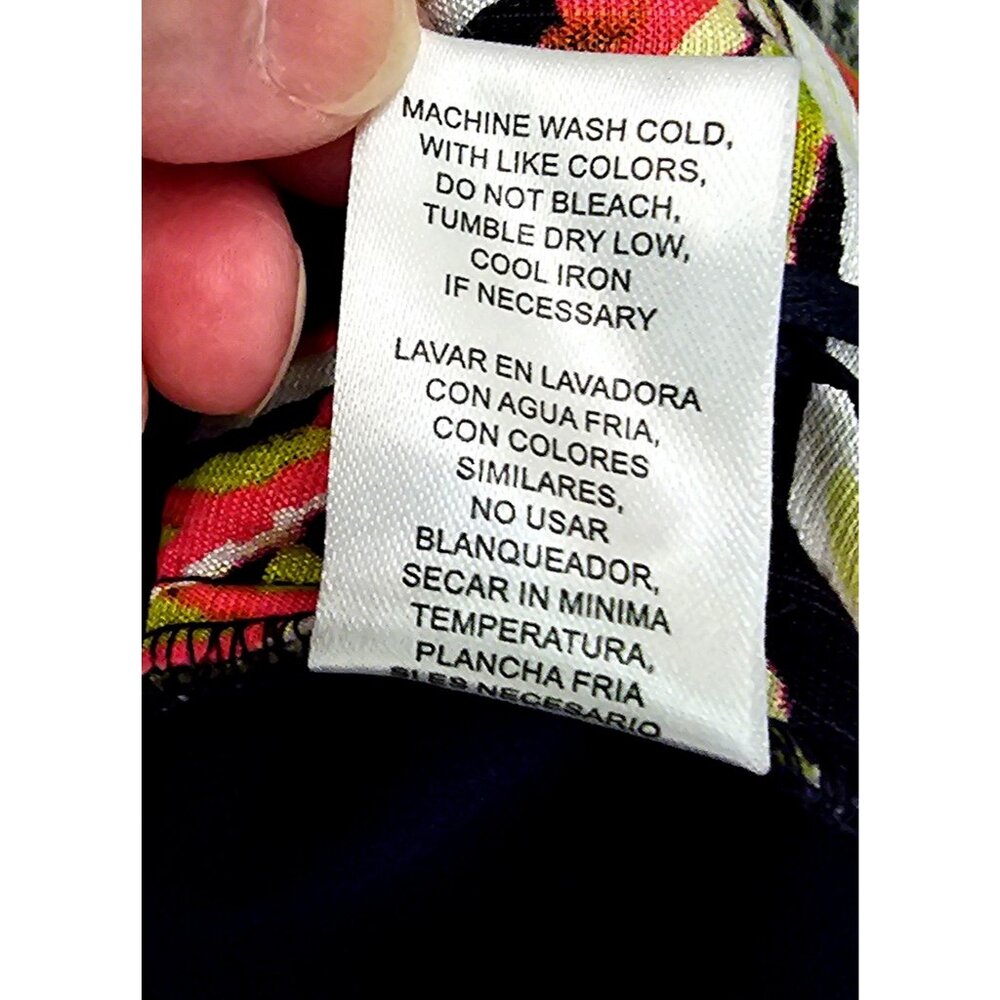 Rachel Zoe XS Multicolor Tropical Print Crop Top - Picture 8 of 11